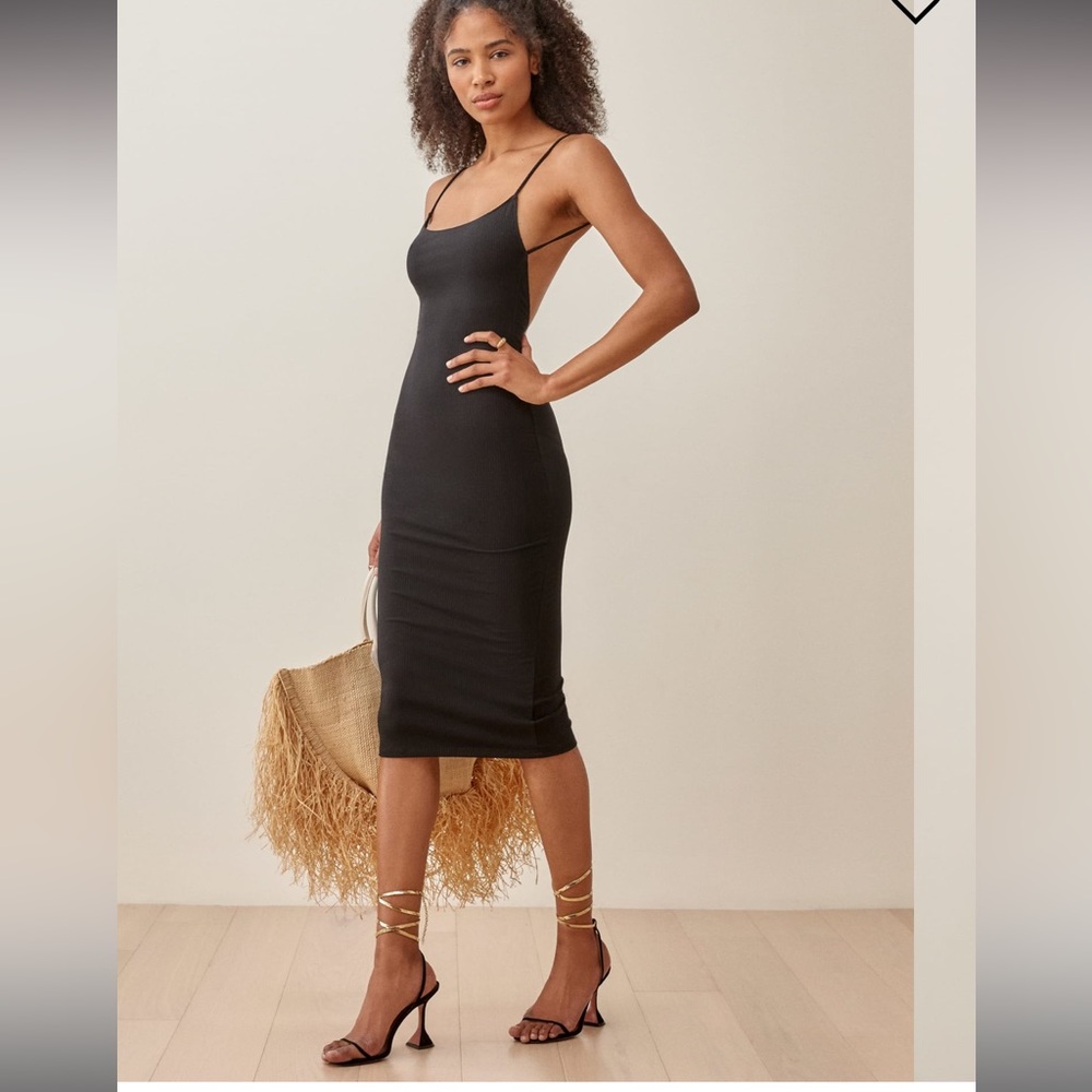 REFORMATION Kelsee Knit Dress SIZE LARGE